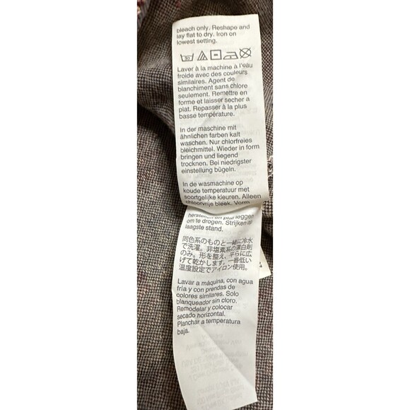 Madewell Checked Jacquard Setlist Boxy Tee Size M - Picture 8 of 10